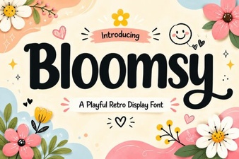 Elegant Bloomsy Font for Creative Design Projects