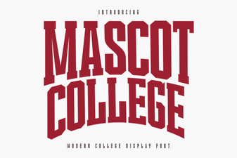 Mascot College Font Design and Usability Guide