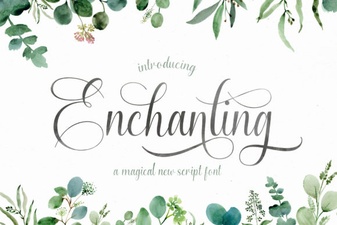Enchanting Script Font for Creative Projects